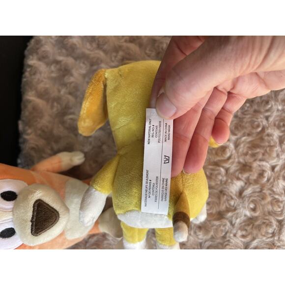 Moose Toys Bluey 7” Plush Lot Honey Beagle Bingo Red Heeler - Picture 3 of 3